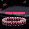 Fashion Natural Strawberry Quartz Bracelet Women