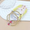 Letter Polymer Clay Beaded Bracelet
