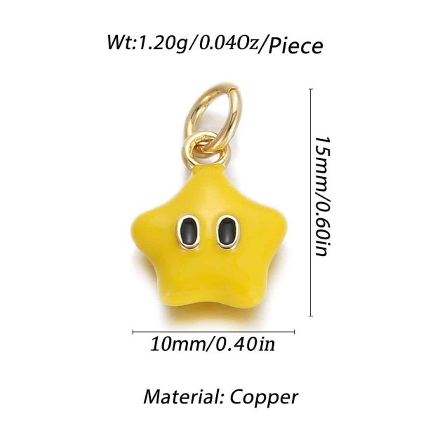 Angel Mermaid Love Heart Character Zircon Pendant Diy Bracelet Necklace