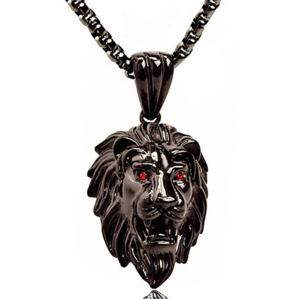 1c938e90-9c91-4909-bf19-c652c38f9a92.jpg Retro Lion's Head Stainless Steel Domineering Necklace