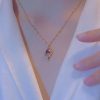 Light Luxury Minority Design Purple Pendant Necklace For Women