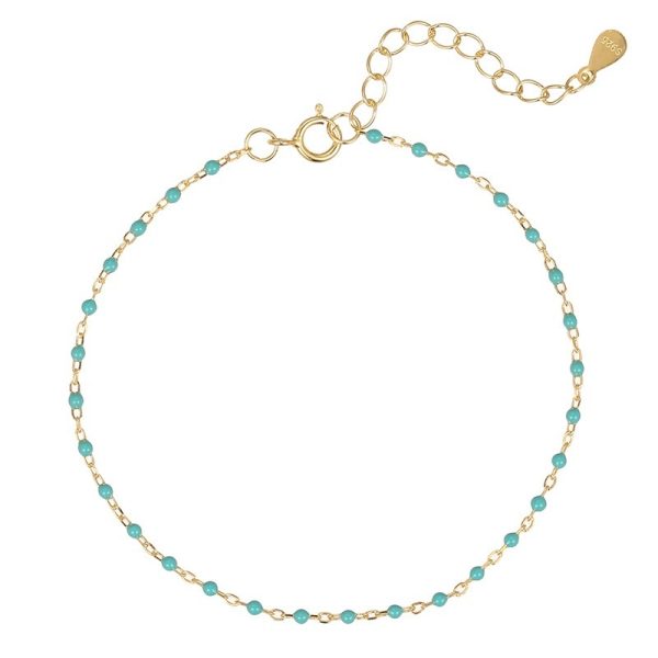 925 Sterling Silver Beanie Bracelet For Women