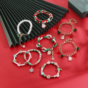 European And American New Christmas Bracelet Pendant