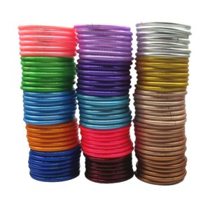 PVC Silica Gel Tube Gold Powder Bracelet