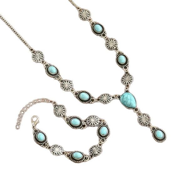 Necklace Suit Retro Geometric Regular