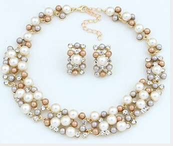 Short Necklace Popular Elements Bridal Jewelry Set Accessories