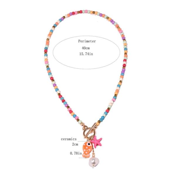 1da709d7-1263-46a0-8289-61e4cf99a8bc.jpg Ocean Series Ceramic Fish Pendant Necklace Colorful Beaded
