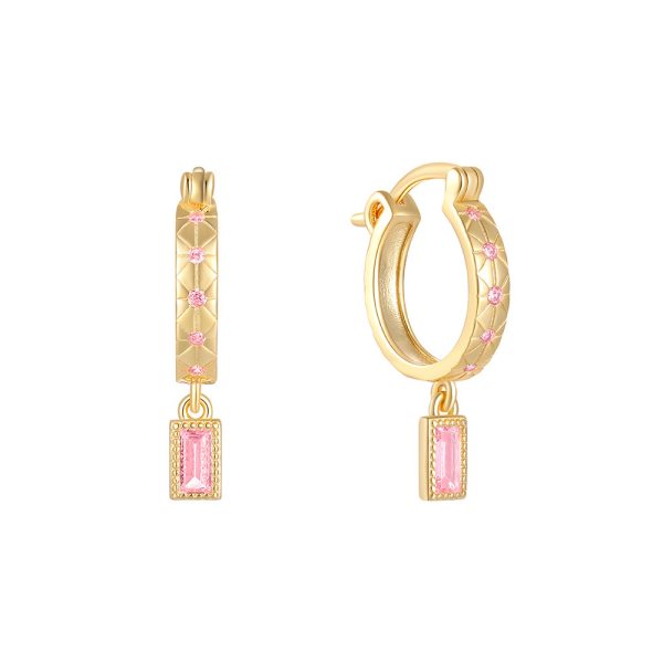Cassidy Diamond Hoops