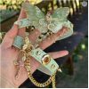 French Sweet Green Butterfly Necklace For Women