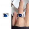 Exaggerated Personalized Fashion Non-fading Moonstone Ring