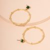European And American Net Red New Exaggerated Fashion Geometric Circle Earrings