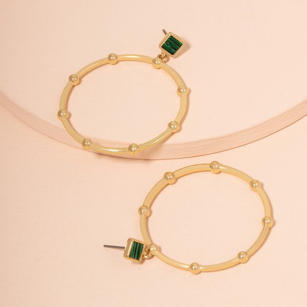 European And American Net Red New Exaggerated Fashion Geometric Circle Earrings
