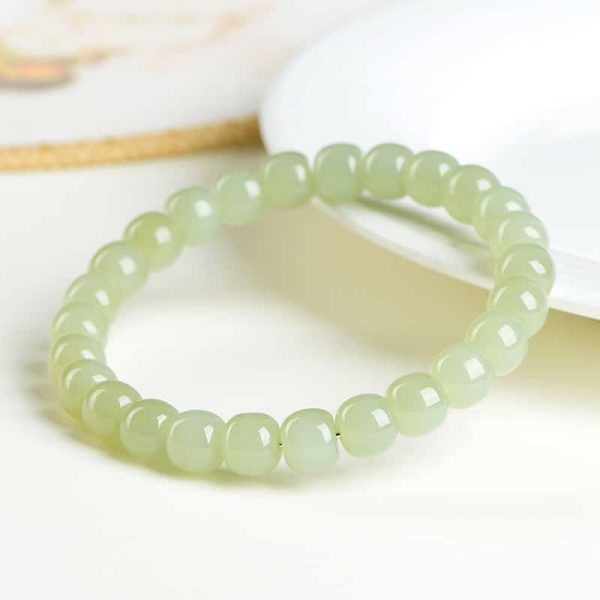 Fashion Personality Natural Hetian Jade Water Bracelet