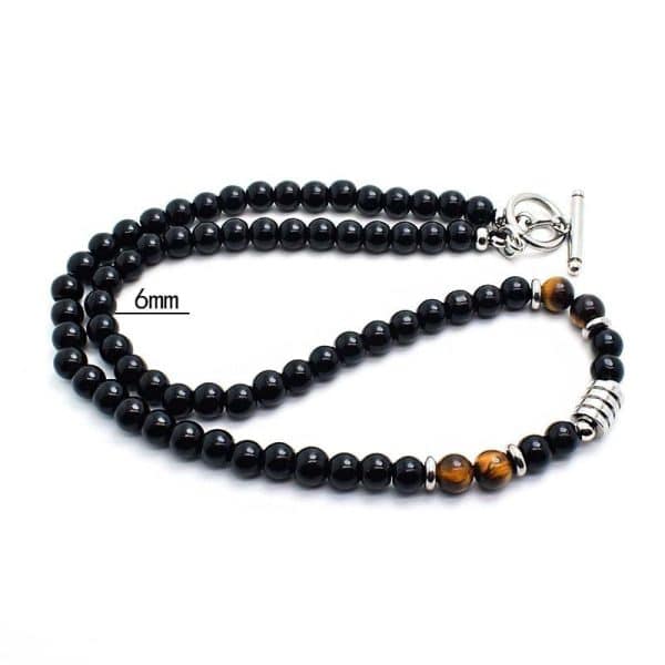 Men's Fashion Map Stone Necklace