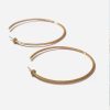 Large Circle Exaggerated Statement Full Diamond Earrings