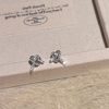Knotting Exquisite Zircon Earrings For Women S925 Silver Light Luxury