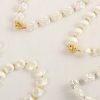 Gold And Silver Pearl Chain Magnetic Snap Bracelet Magnetic Snap