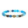 Buddha Head Alloy Accessories Tiger-shaped Stone Energy Stone Elastic Bracelet