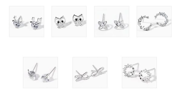 Simple And High-end Earrings Set
