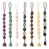 7 Colored Stone Seven Colors Crystal Stone Hand-woven Pendant