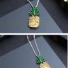 1ffb59a4-9333-446a-926f-8b52e0106579.jpg Korean Fashion Fruit Pineapple Diamond Elegant Necklace