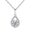Water Drop Zircon Set Necklace Angel Tears Micro Inlaid Jewelry Set