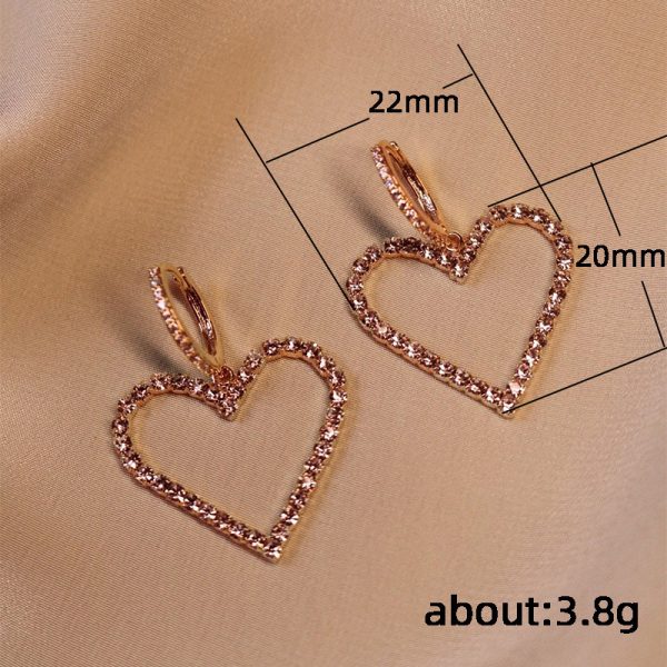 Love big circle earrings