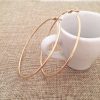 Big Circle Metal Exaggerated Circle Earrings Circle Geometry Earrings