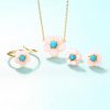 Cherry Blossom Jewelry Ring Set