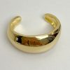 Niche Wide Metal Curved Glossy Bracelet Light Luxury High Sense