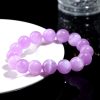 Ice-like Cat's Eye Spodumene Purple Bracelet Natural Waxy
