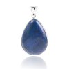 Natural stone necklace semi-precious stone drop pendant
