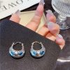 Niche Design Metal Circle Ear Clip Women