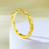S925 Entire Sterling Silver Crushed Ice Ring