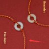 Red Rope Ankle Ring Birth Year Tiger Year Simple Braided Rope