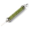 Rhodolite Crushed Stone Wishing Bottle Wing Scepter Jewelry Pendant Crystal Crafts