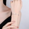 S925 Fashion Colorful Moissanite Sterling Silver Bracelet