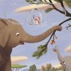 Heart-shaped Pendant Bracelet Cute Elephant Mother Bracelet Female Gift