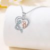 Cat Necklace Ear Stud Women's Jewelry Set