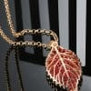 Natural stone pendant necklace