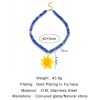 Colored Glaze Beaded Stainless Steel Dopamine Color Indie Necklace