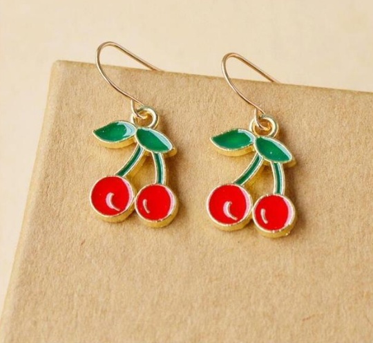 Multi Fruits Drop Earrings
