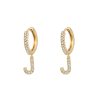Women's Korean Style Small Earrings Half Circle