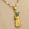 Micro Inlaid Zircon Bear Butterfly Temperament Entry Lux Necklace