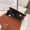 Stone chain shoulder bag