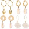 Natural Shell Long Conch Set
