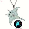 Ocean Wind Luminous Manta Ray Necklace Luminous Beach Accessories