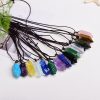 Natural Crystal Rough Hexagonal Prism Energy Stone Jewelry