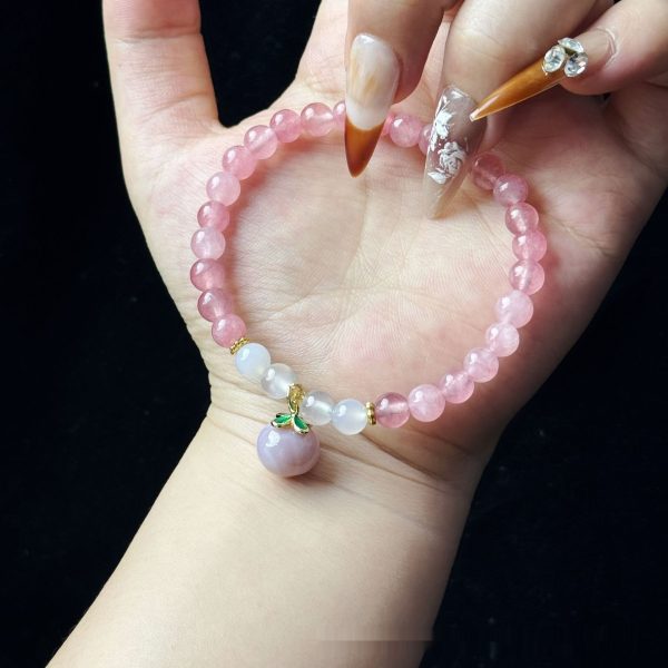 Sunstone Double Circle High Goods Aquamarine Slip Multi-Circle Bracelet
