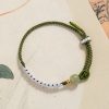 Hetian Jade Sterling Silver Carrying Strap Chinese National Bracelet